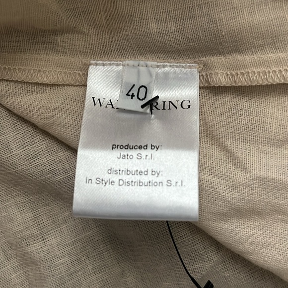 NWT Wandering Halter Boho Blouse, Cold-Shoulder Open Back Size 40 New w/Tag - Picture 15 of 16